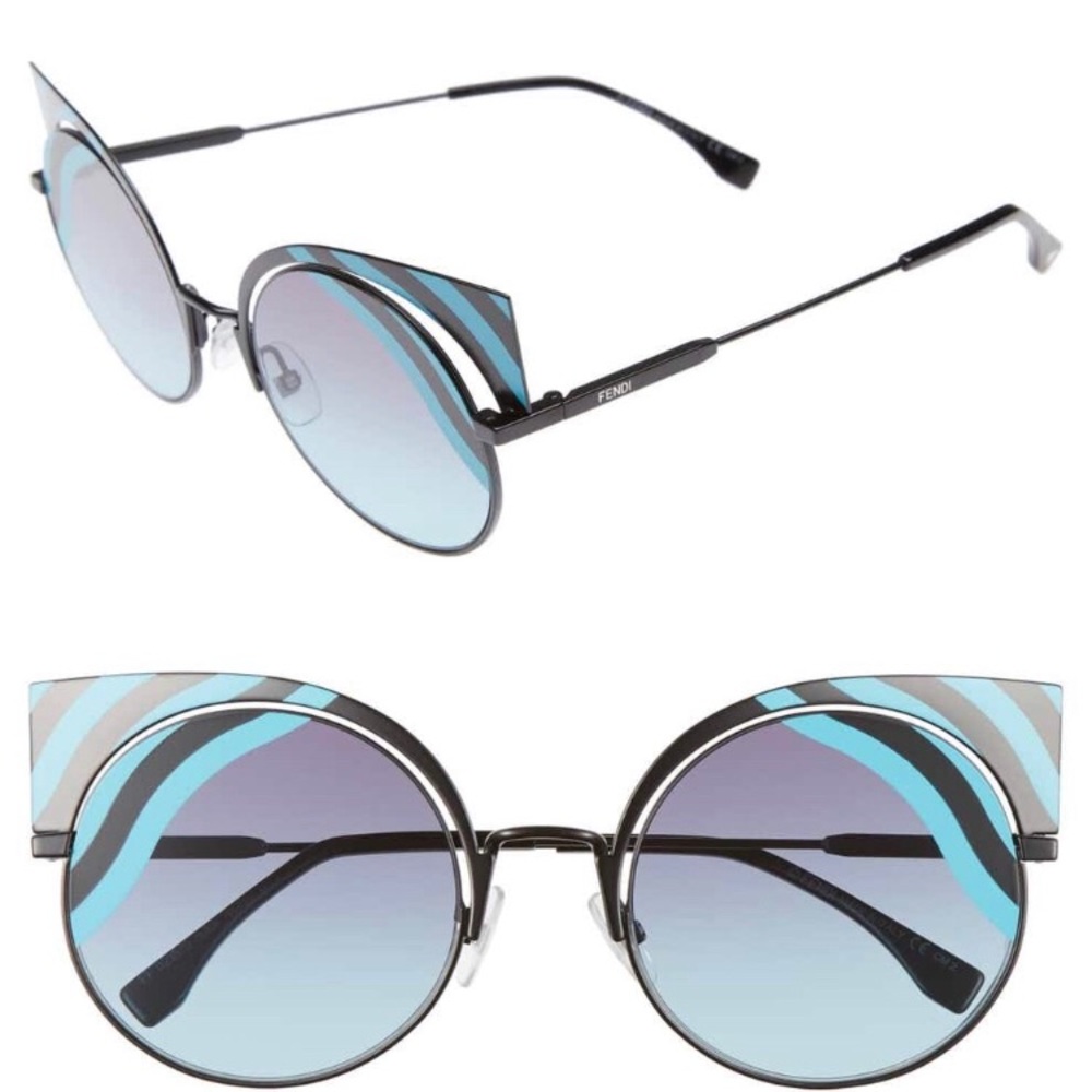 ✨Fendi✨Hypnoshine 53mm Cat Eye Sunglasses